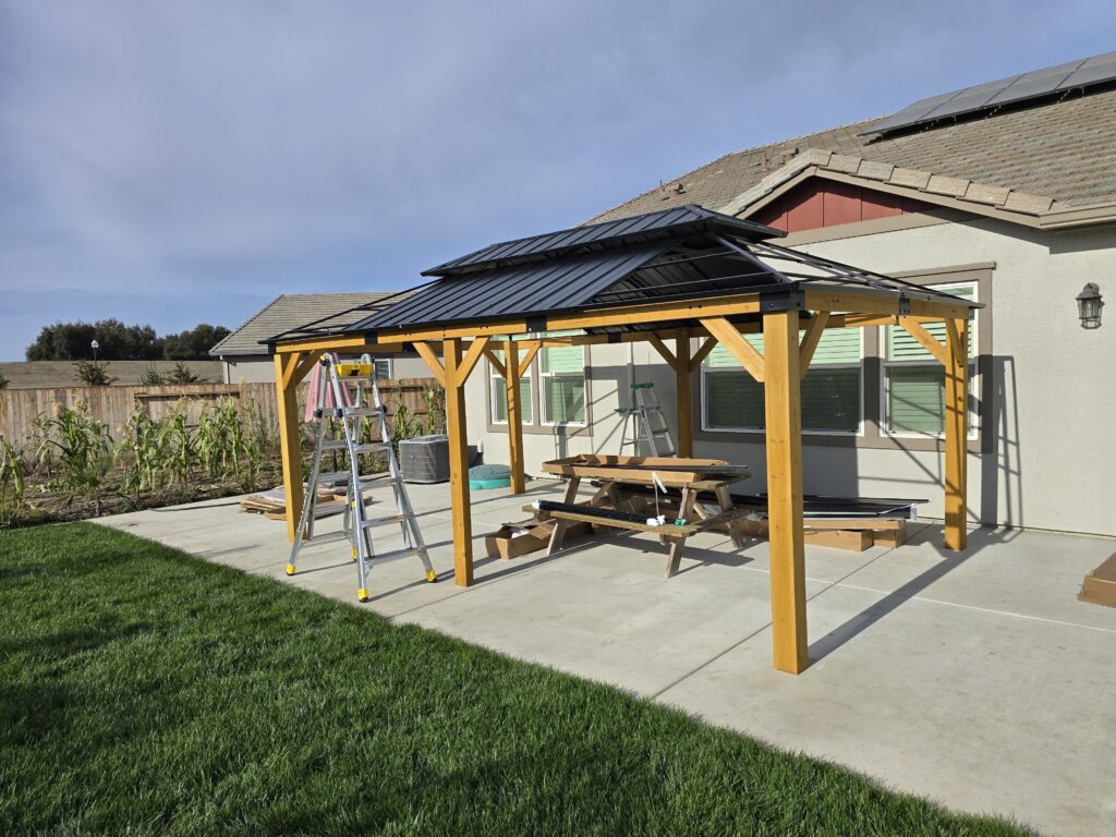 Gazebo Assembly in Tracy